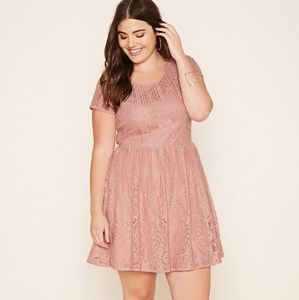 FitnFlare Forever 21+ Lace-Up Back  Dress NWOT